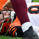 Bengals QB Joe Burrow was carted off the field with an apparent knee injury today.